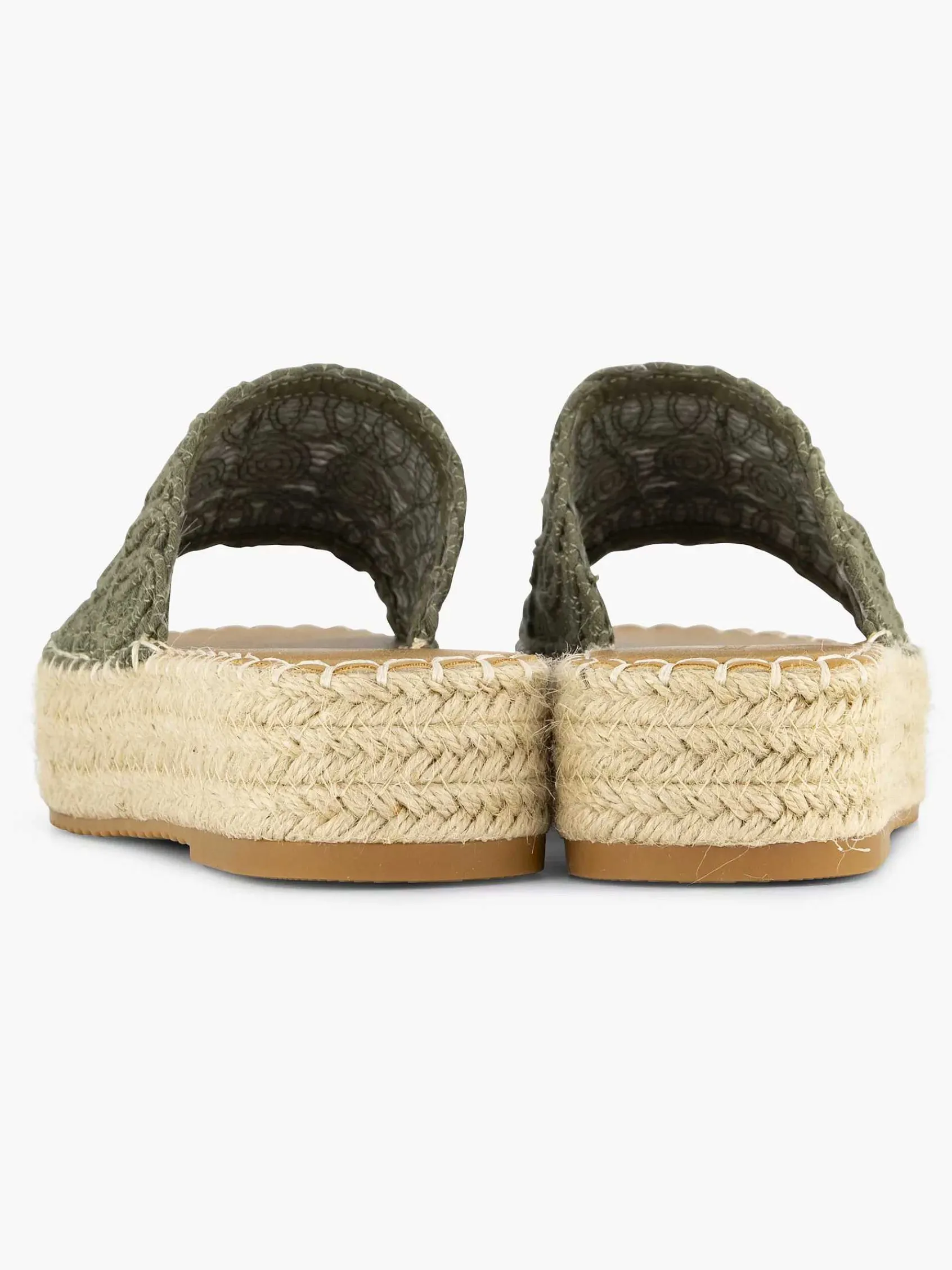Slippers|Graceland Khaki Platform Slipper