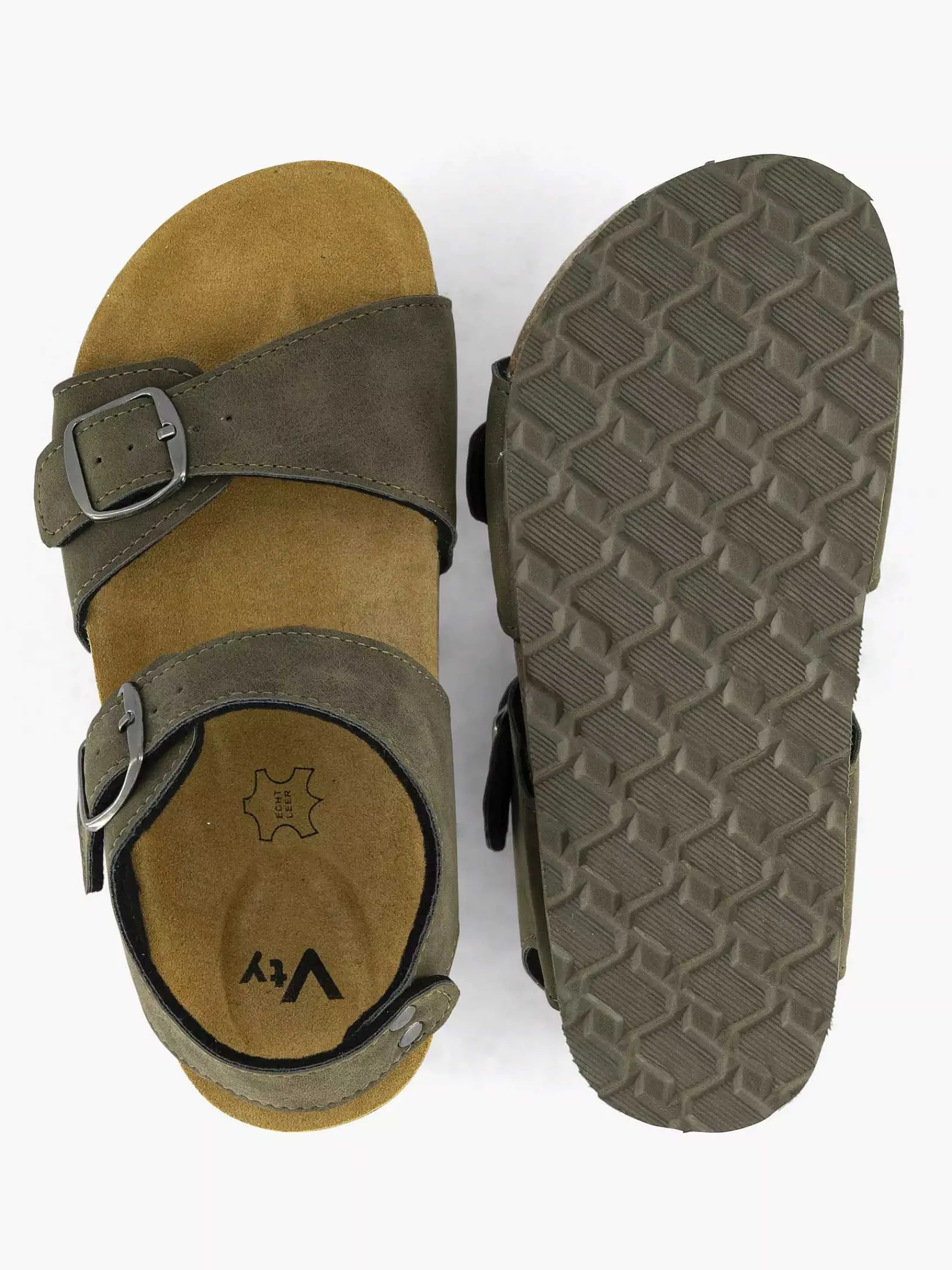 Jongensschoenen|Vty Khaki Sandaal
