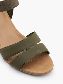 Sandalen|Graceland Khaki Sandalette