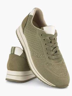 Comfort Schoenen|Medicus Khaki Sneaker