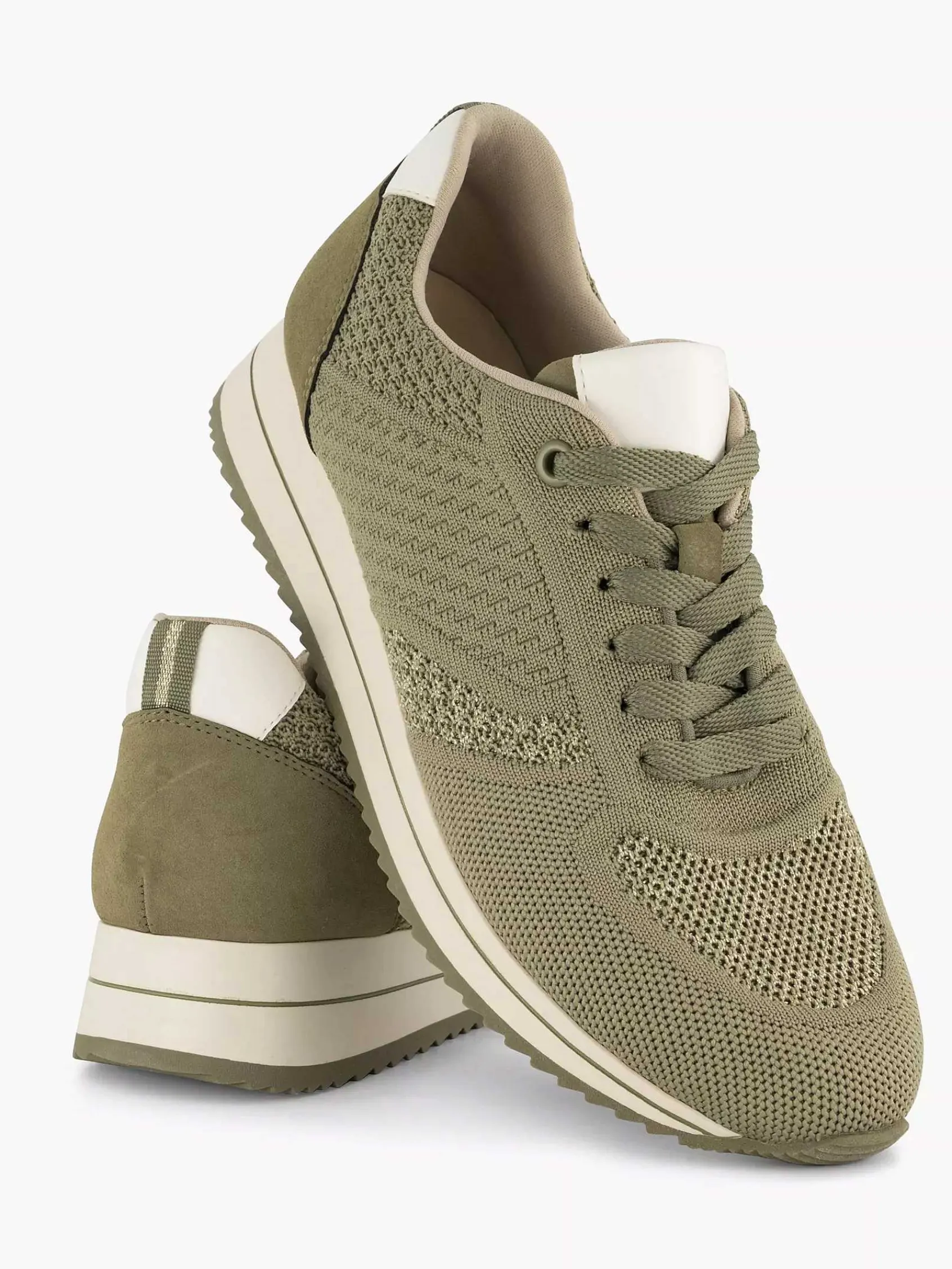 Comfort Schoenen|Medicus Khaki Sneaker