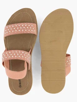 Sandalen|Graceland Koraal Sandaal