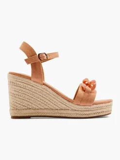 Sandalen|Graceland Koraal Sandaal Sleehak