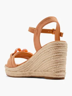 Sandalen|Graceland Koraal Sandaal Sleehak