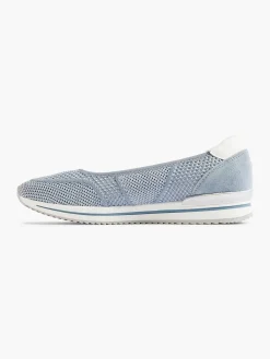 Comfort Schoenen|Medicus Lichtblauwe Comfort Instapper