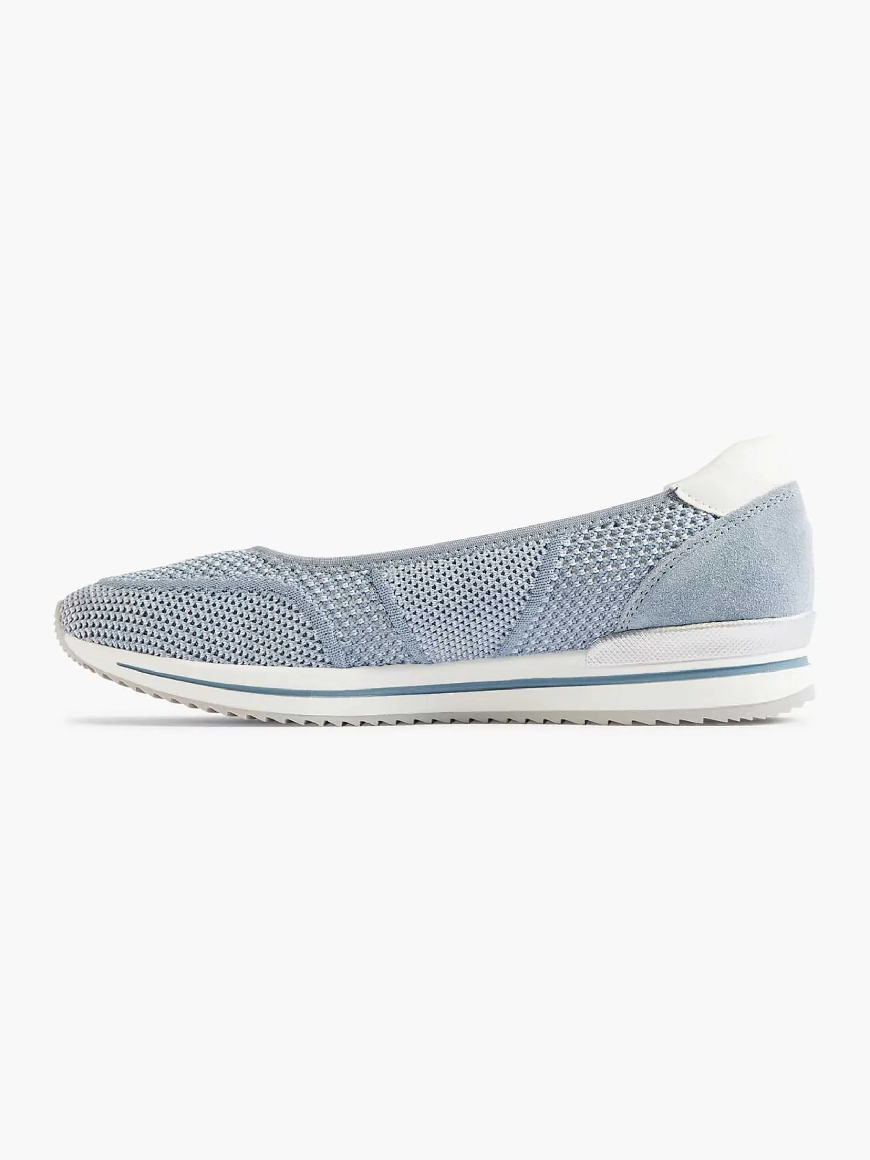 Comfort Schoenen|Medicus Lichtblauwe Comfort Instapper