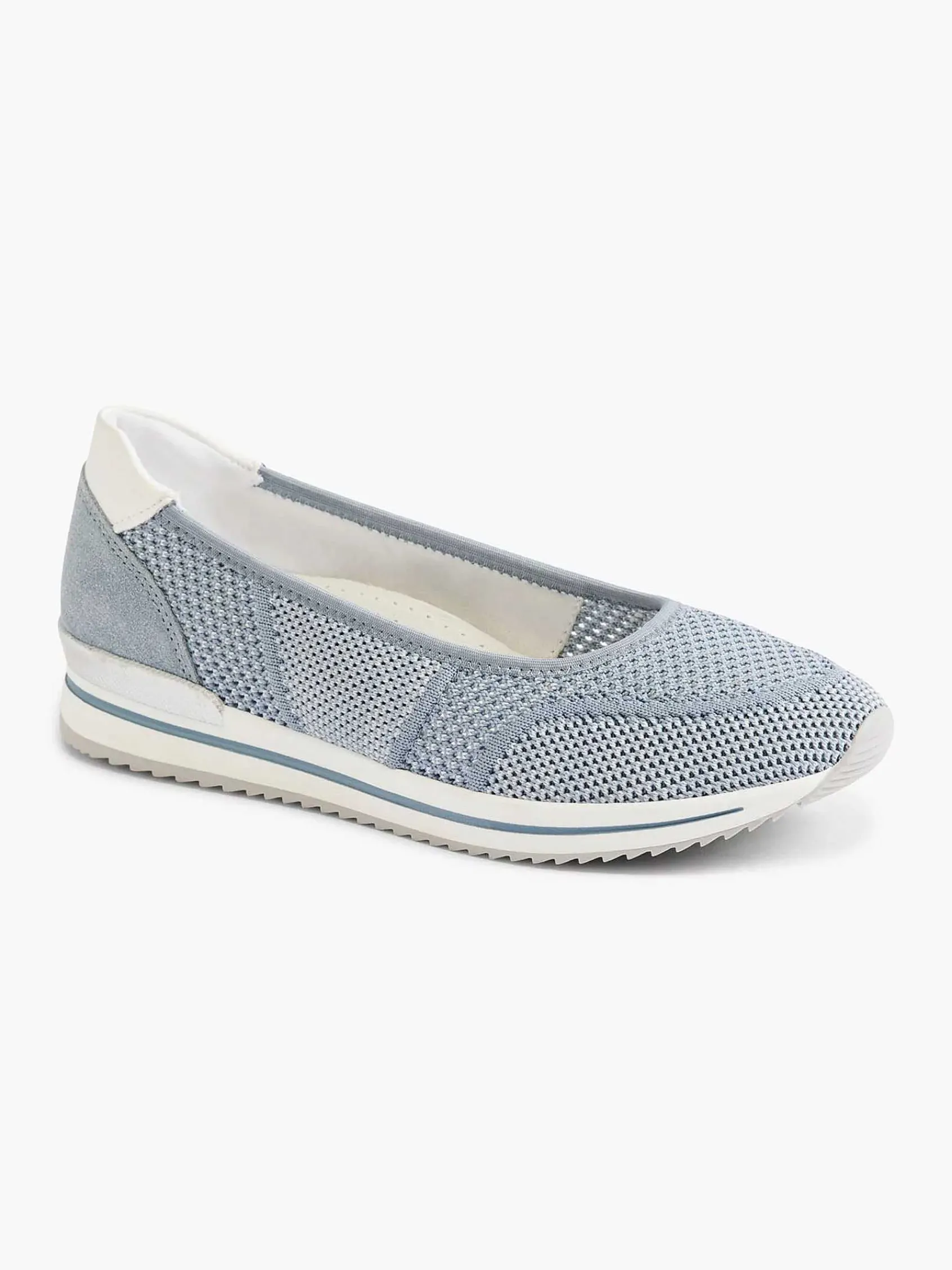 Comfort Schoenen|Medicus Lichtblauwe Comfort Instapper