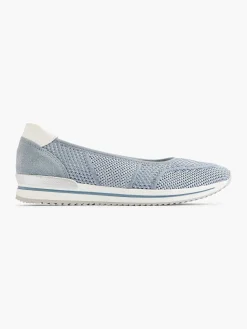 Comfort Schoenen|Medicus Lichtblauwe Comfort Instapper