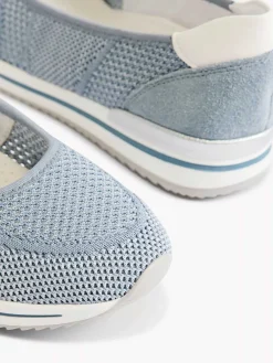 Comfort Schoenen|Medicus Lichtblauwe Comfort Instapper