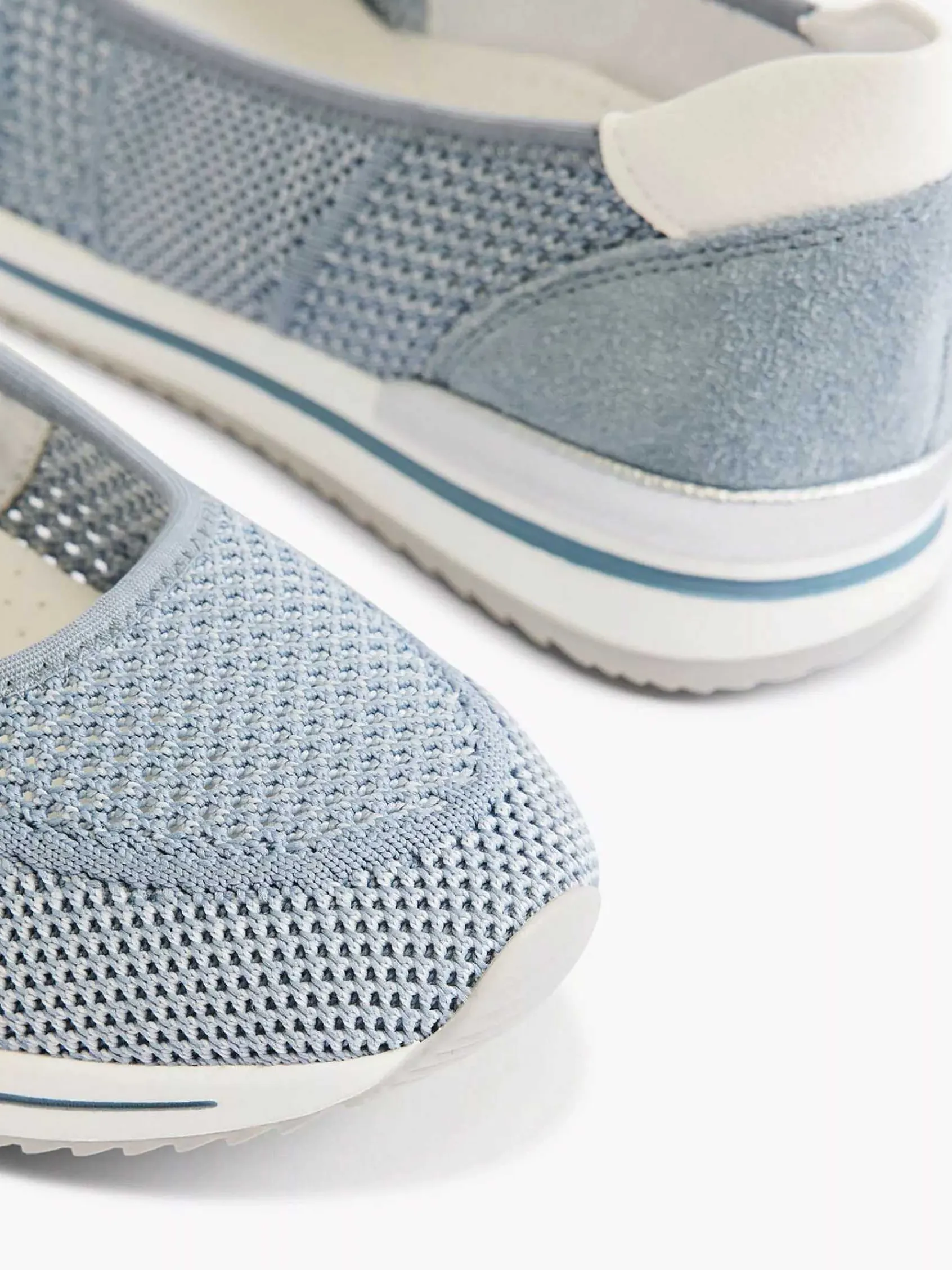 Comfort Schoenen|Medicus Lichtblauwe Comfort Instapper