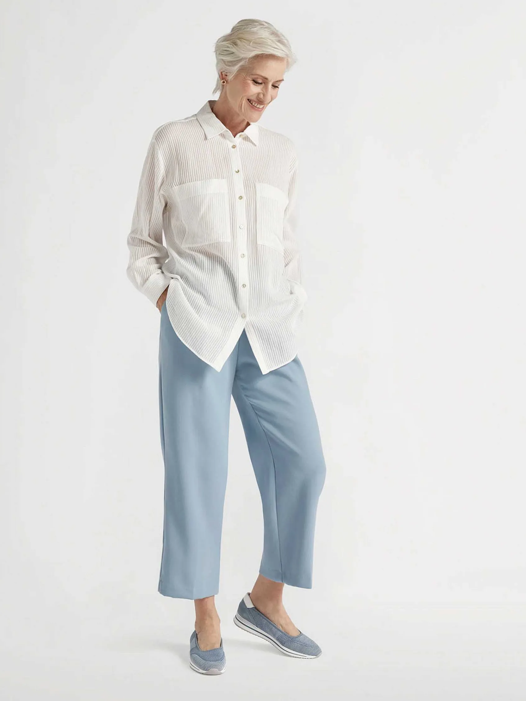 Comfort Schoenen|Medicus Lichtblauwe Comfort Instapper
