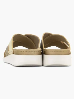 Comfort Schoenen|Easy Street Lichtbruine Comfort Slipper