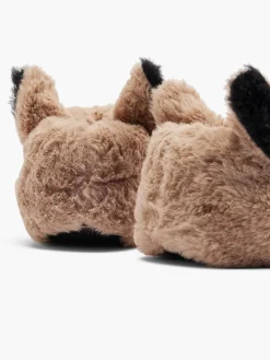 Babyschoenen|Vty Lichtbruine Pantoffel Hond
