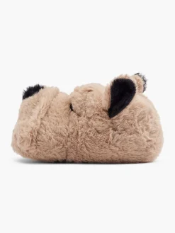 Babyschoenen|Vty Lichtbruine Pantoffel Hond