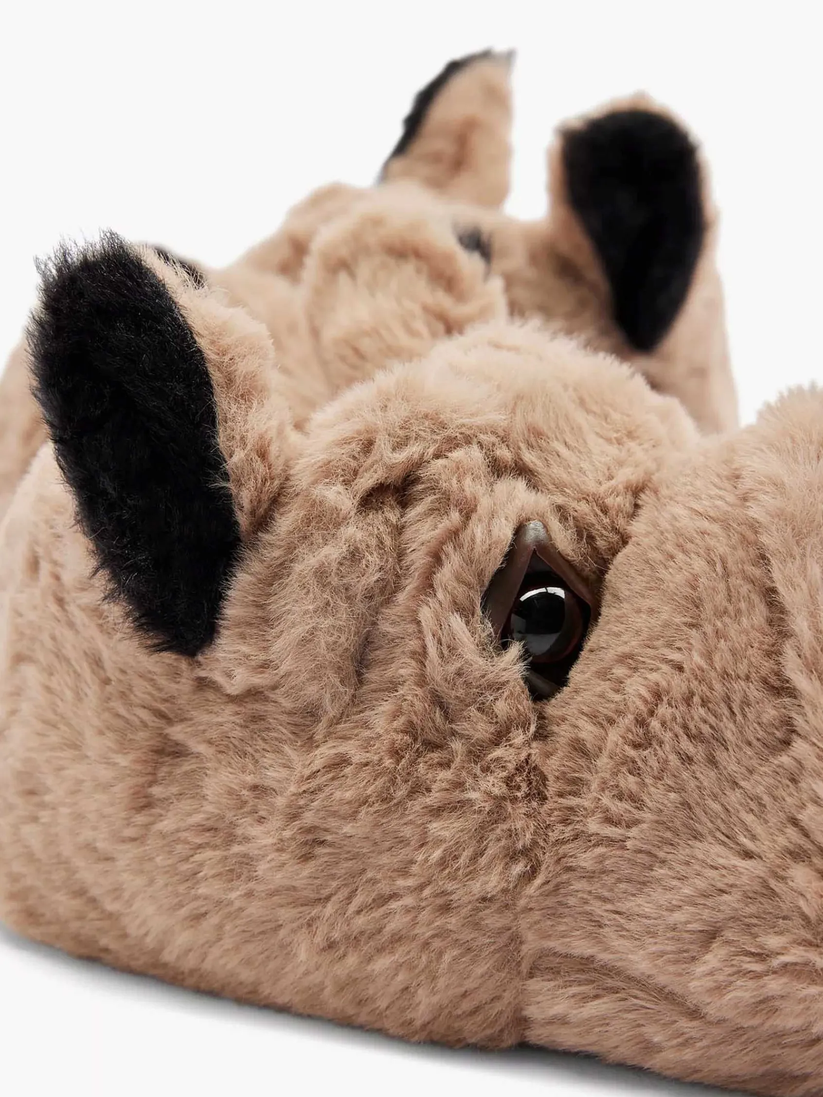 Babyschoenen|Vty Lichtbruine Pantoffel Hond