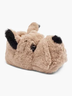 Babyschoenen|Vty Lichtbruine Pantoffel Hond