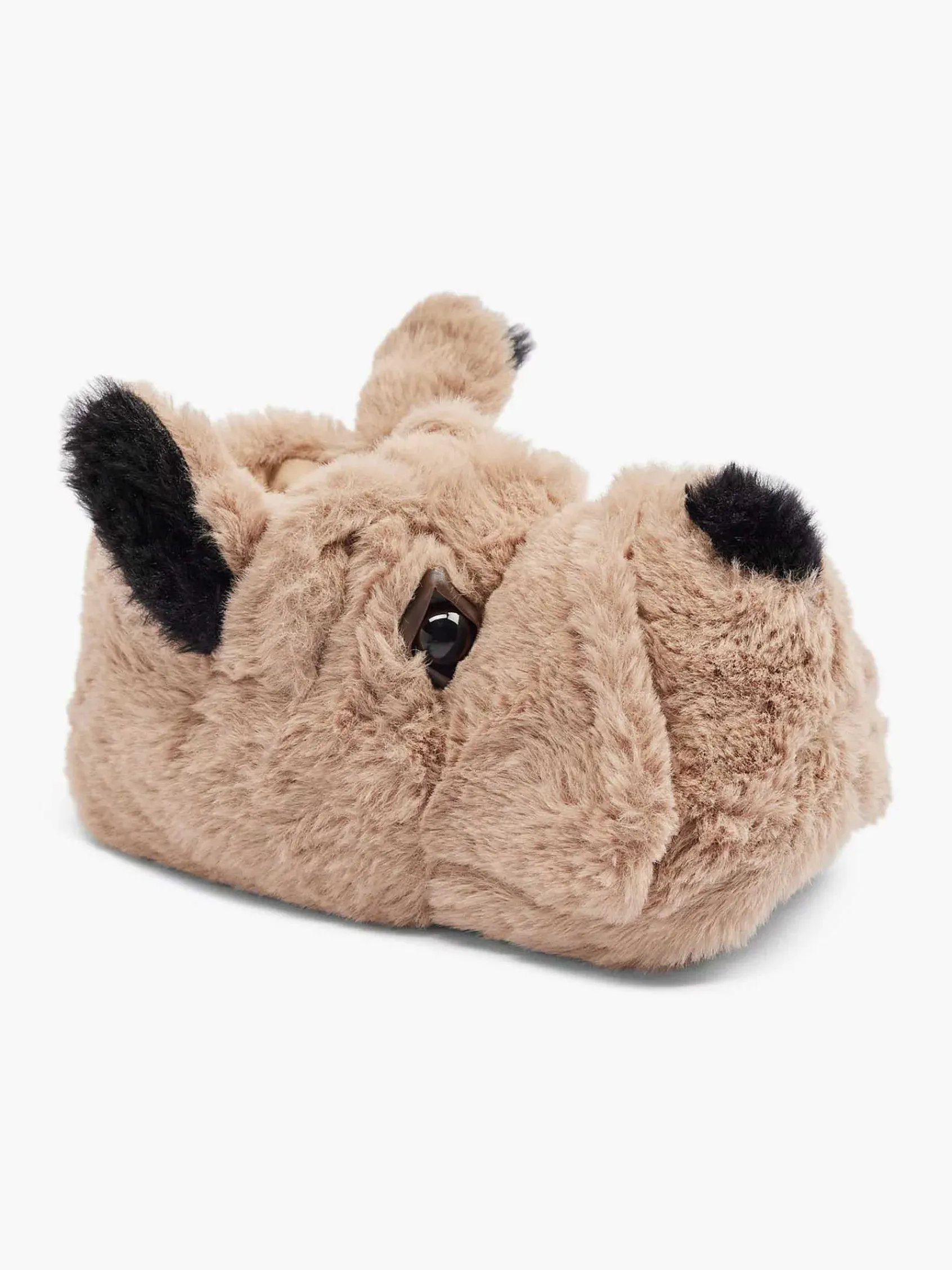 Babyschoenen|Vty Lichtbruine Pantoffel Hond