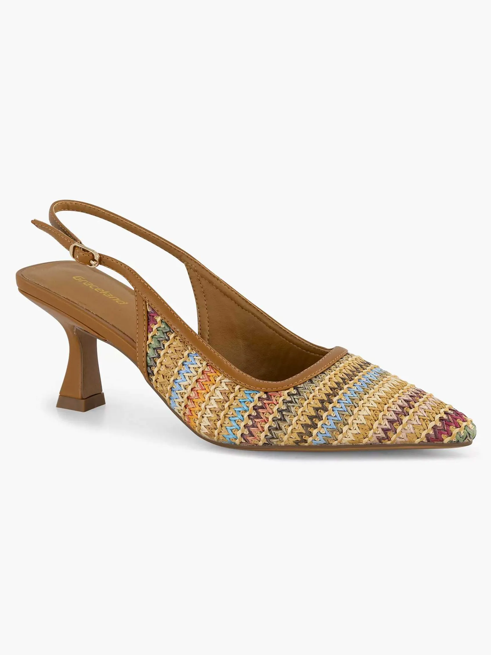 Pumps|Graceland Lichtbruine Slingback