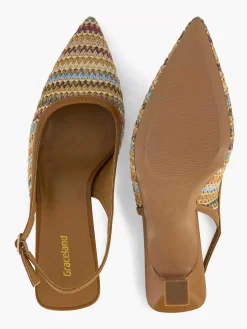 Pumps|Graceland Lichtbruine Slingback