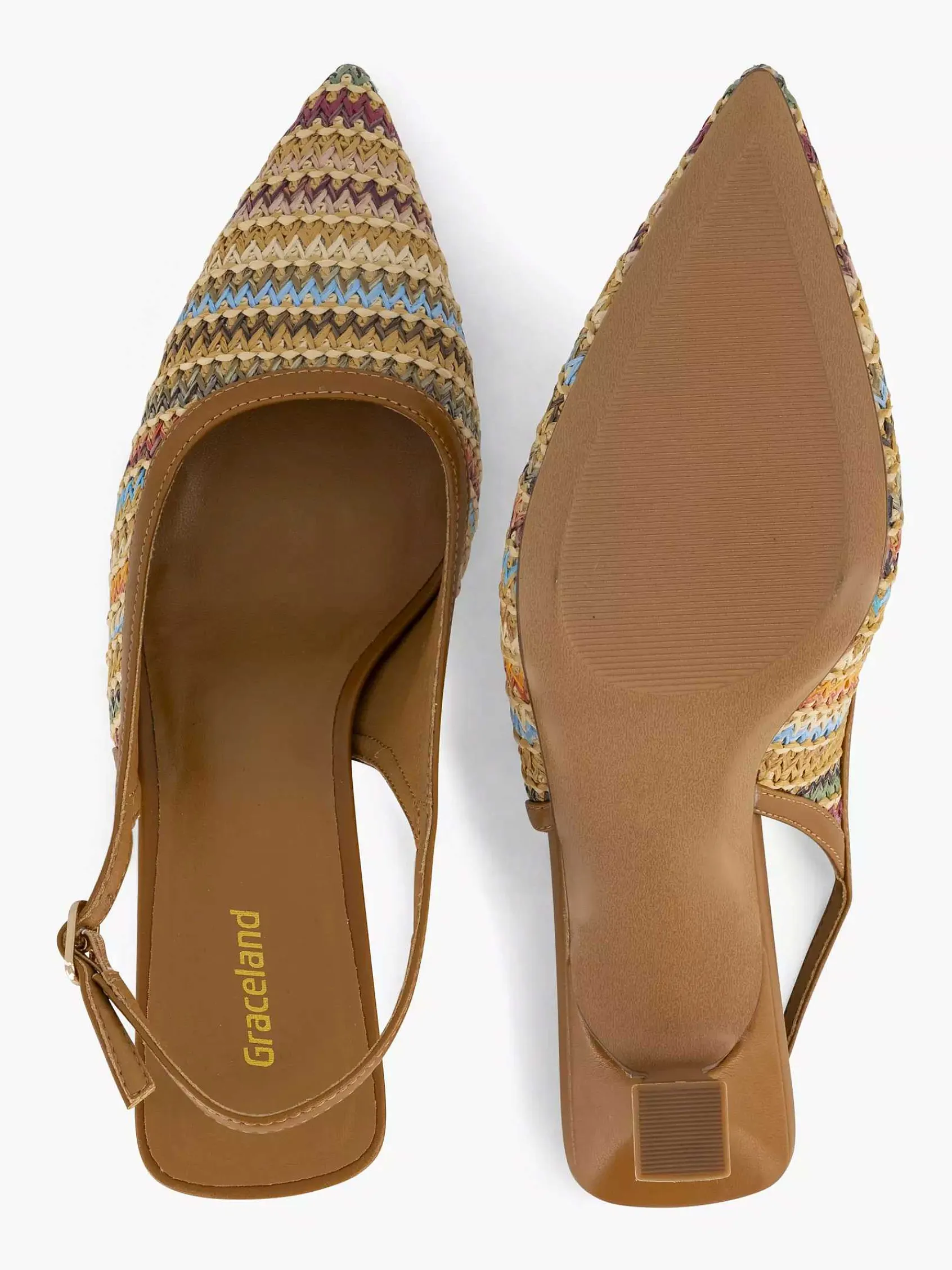 Pumps|Graceland Lichtbruine Slingback