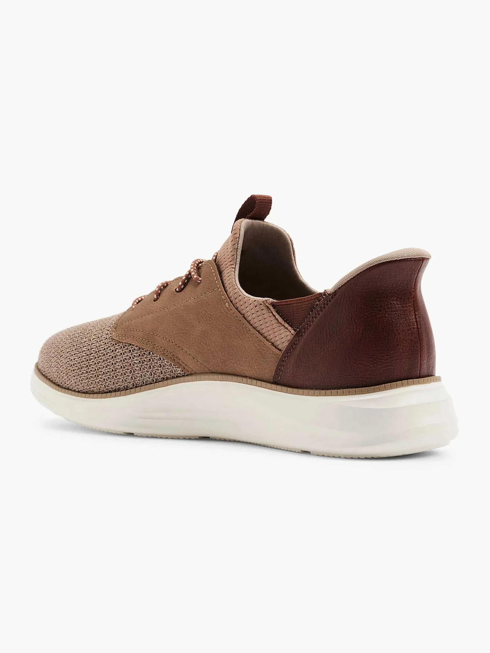 Sneakers|Skechers Lichtbruine Sneaker Swift Fit - Hands Free Memory Foam