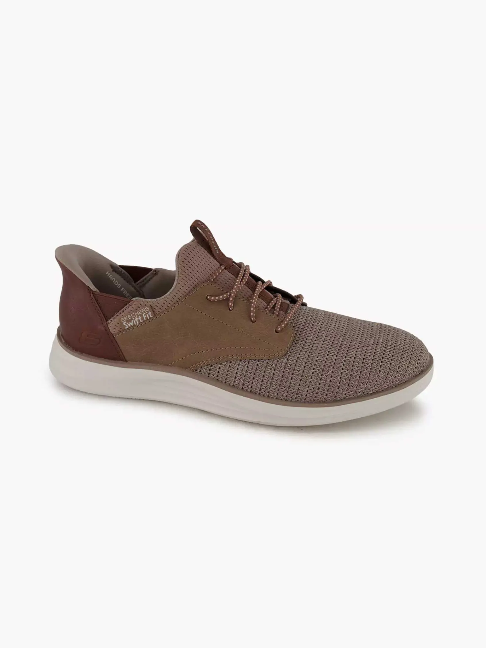Sneakers|Skechers Lichtbruine Sneaker Swift Fit - Hands Free Memory Foam