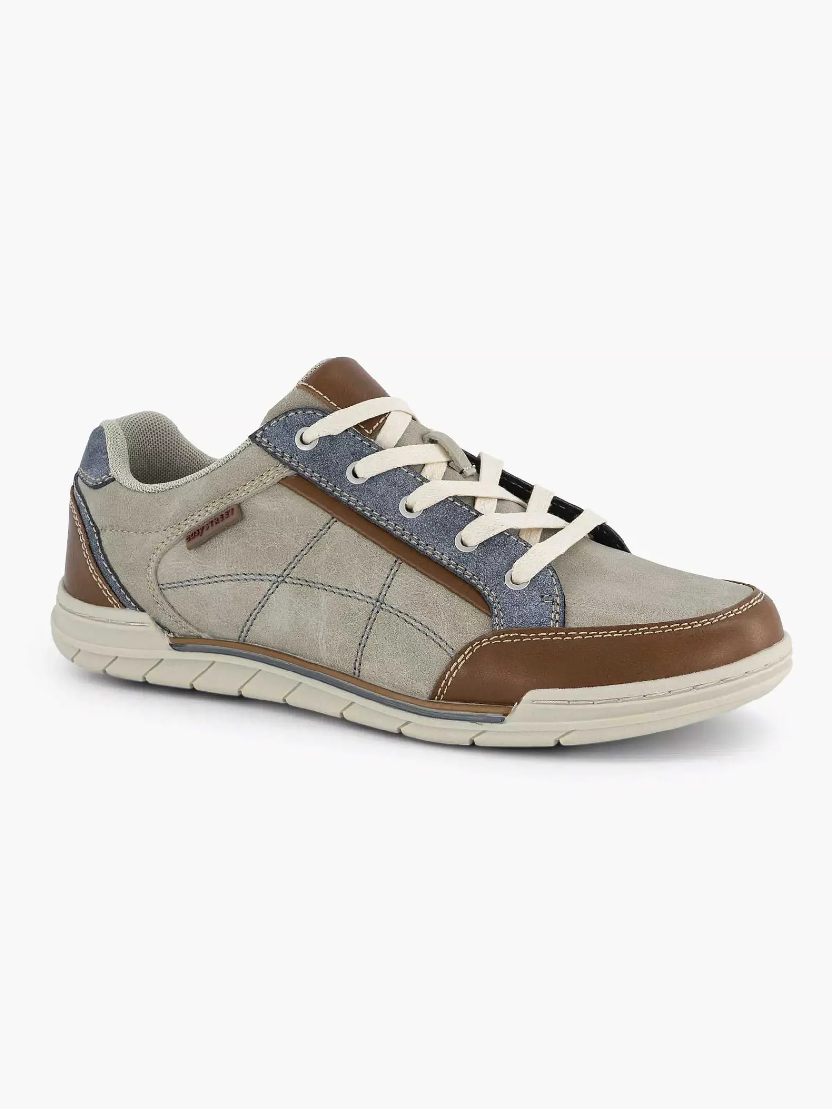 Sneakers|Easy Street Lichtgrijze Comfort Sneaker