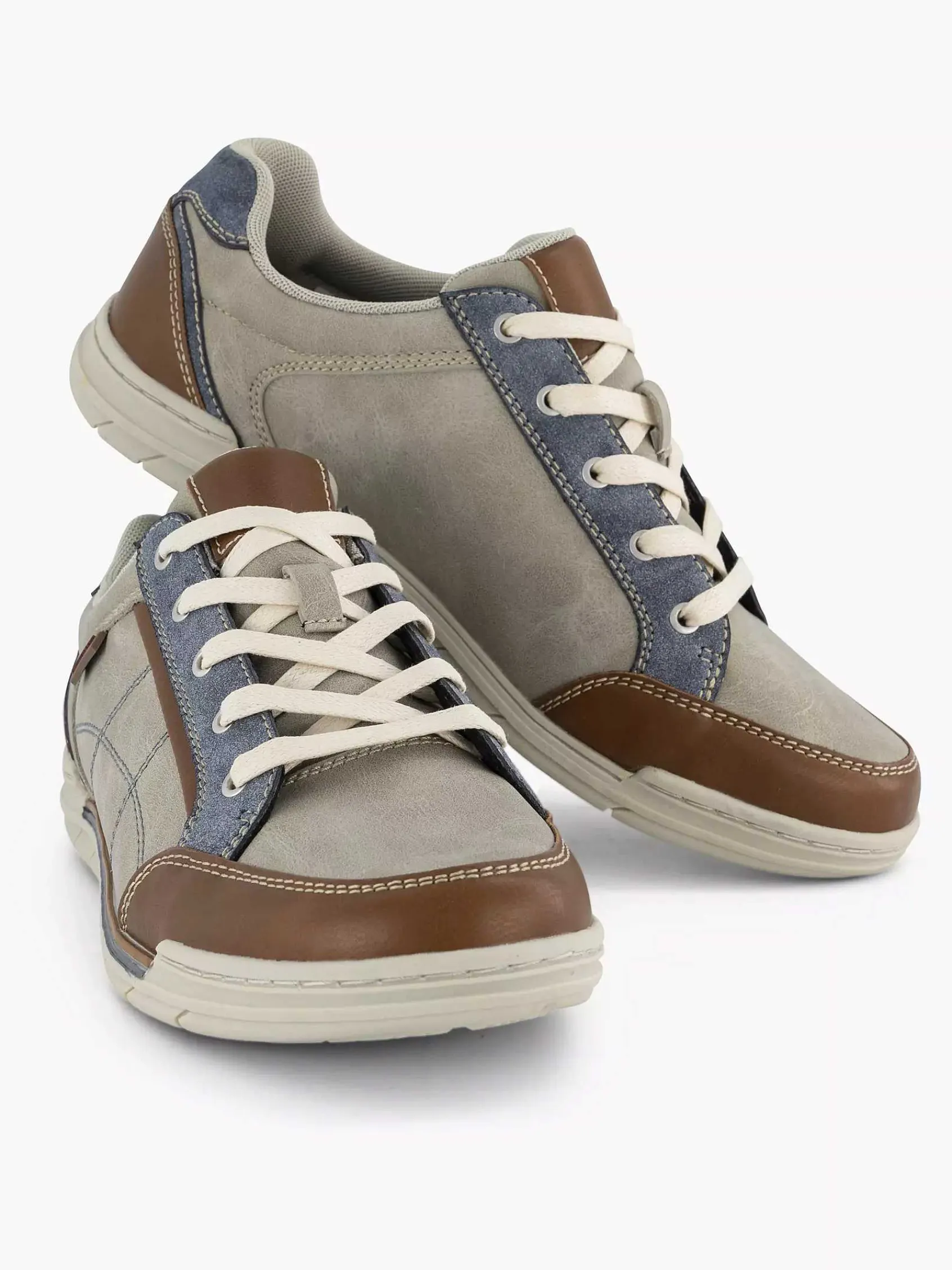Sneakers|Easy Street Lichtgrijze Comfort Sneaker