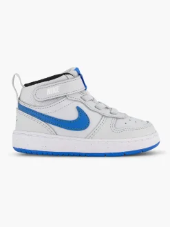 Jongensschoenen|Nike Lichtgrijze Court Borough Mid 2