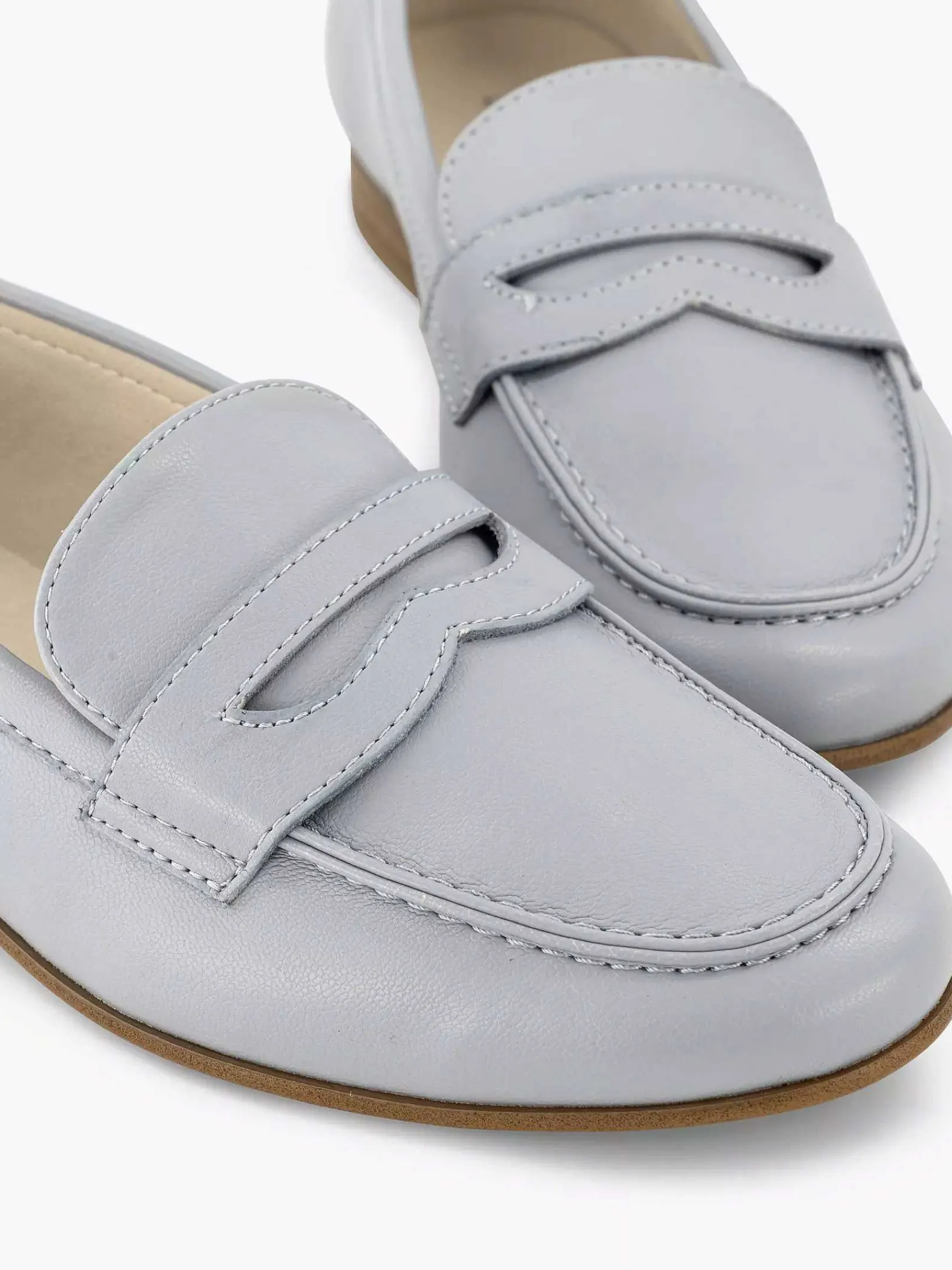 Instappers|Graceland Lichtgrijze Loafer