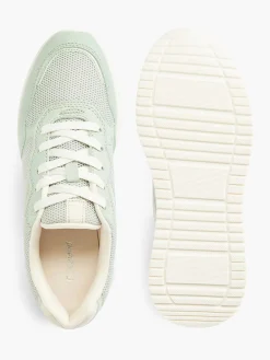 Sneakers|Graceland Lichtgroene Sneaker Platform