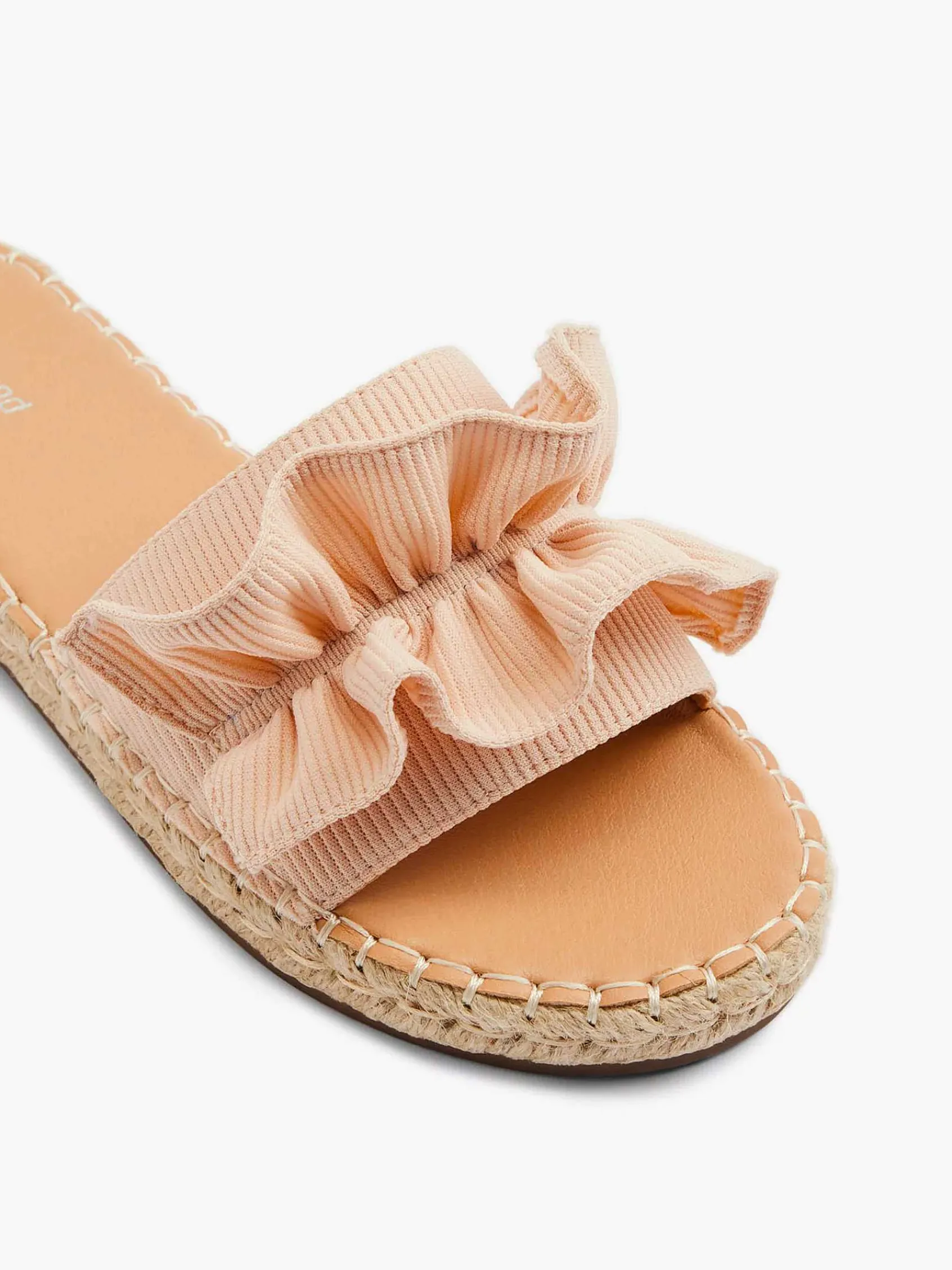 Slippers|Graceland Lichtoranje Slipper Roesjes