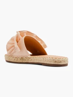 Slippers|Graceland Lichtoranje Slipper Roesjes