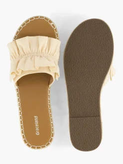 Slippers|Graceland Lichtoranje Slipper Roesjes