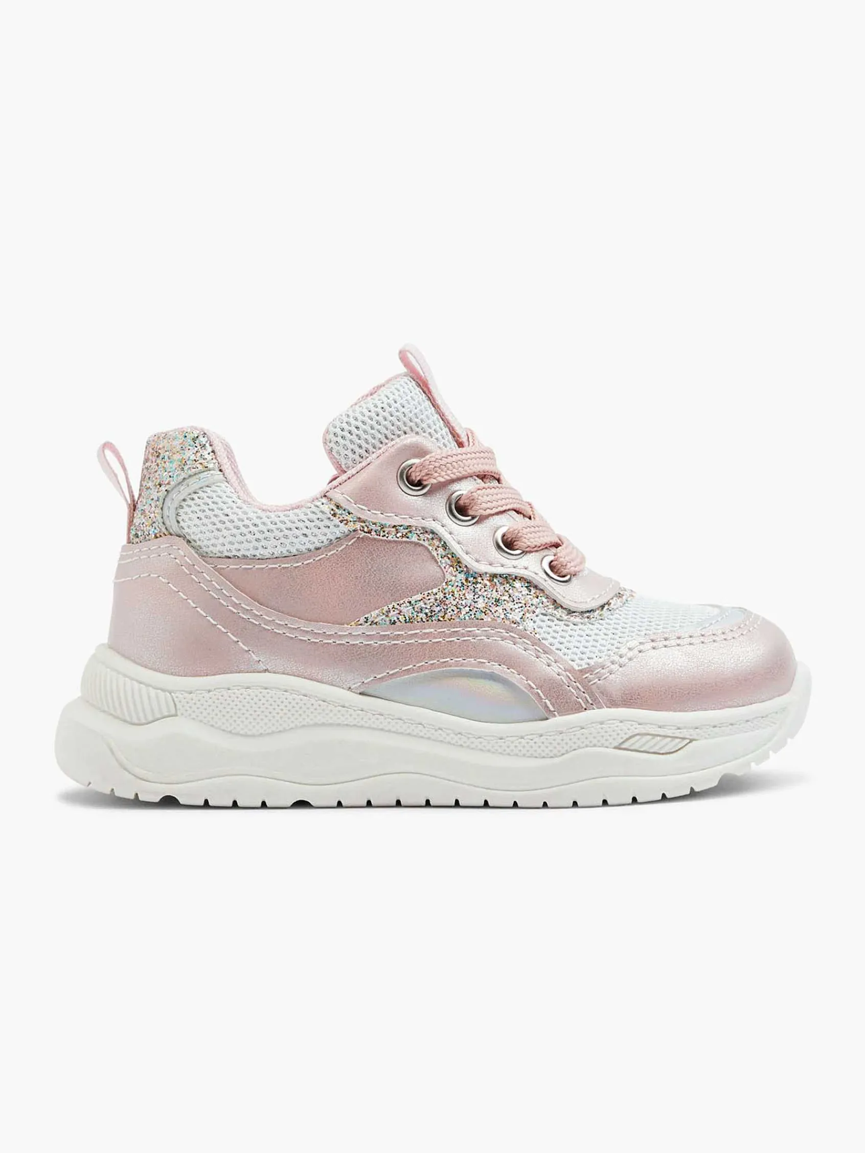Jongensschoenen|Graceland Lichtroze Sneaker Glitters
