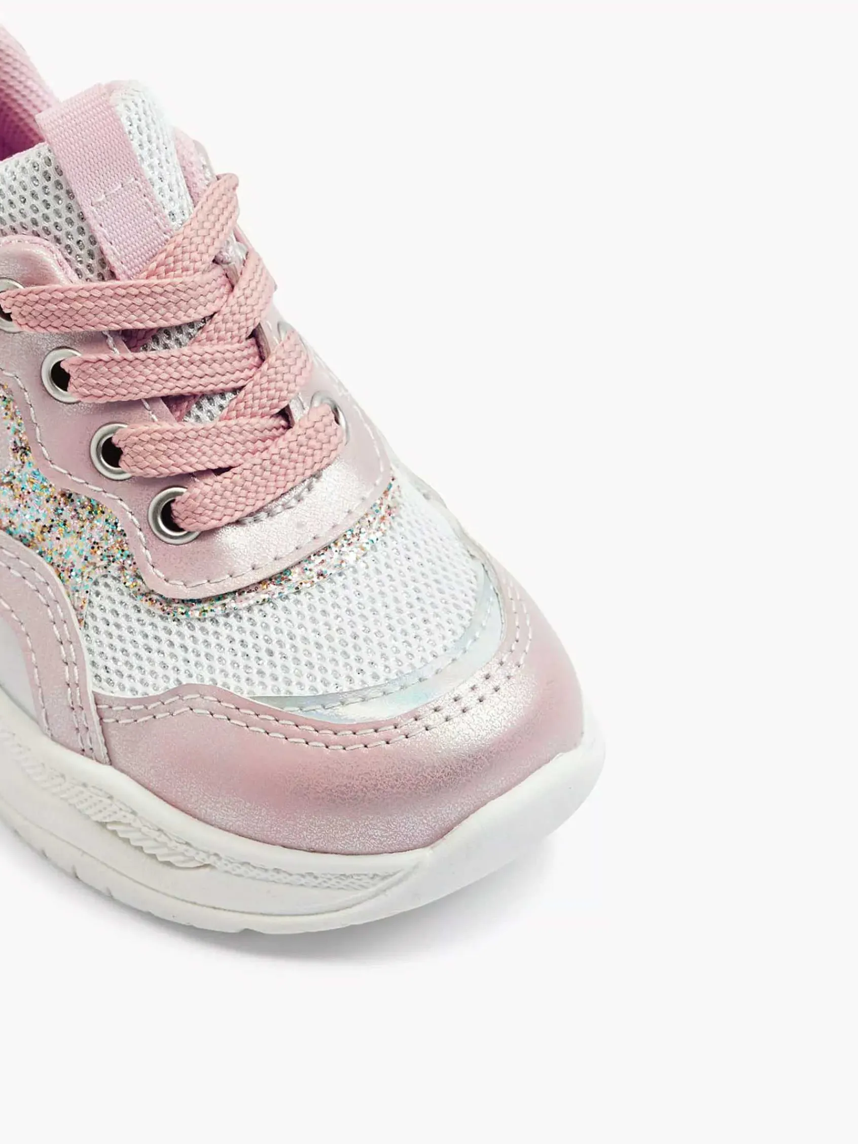 Jongensschoenen|Graceland Lichtroze Sneaker Glitters