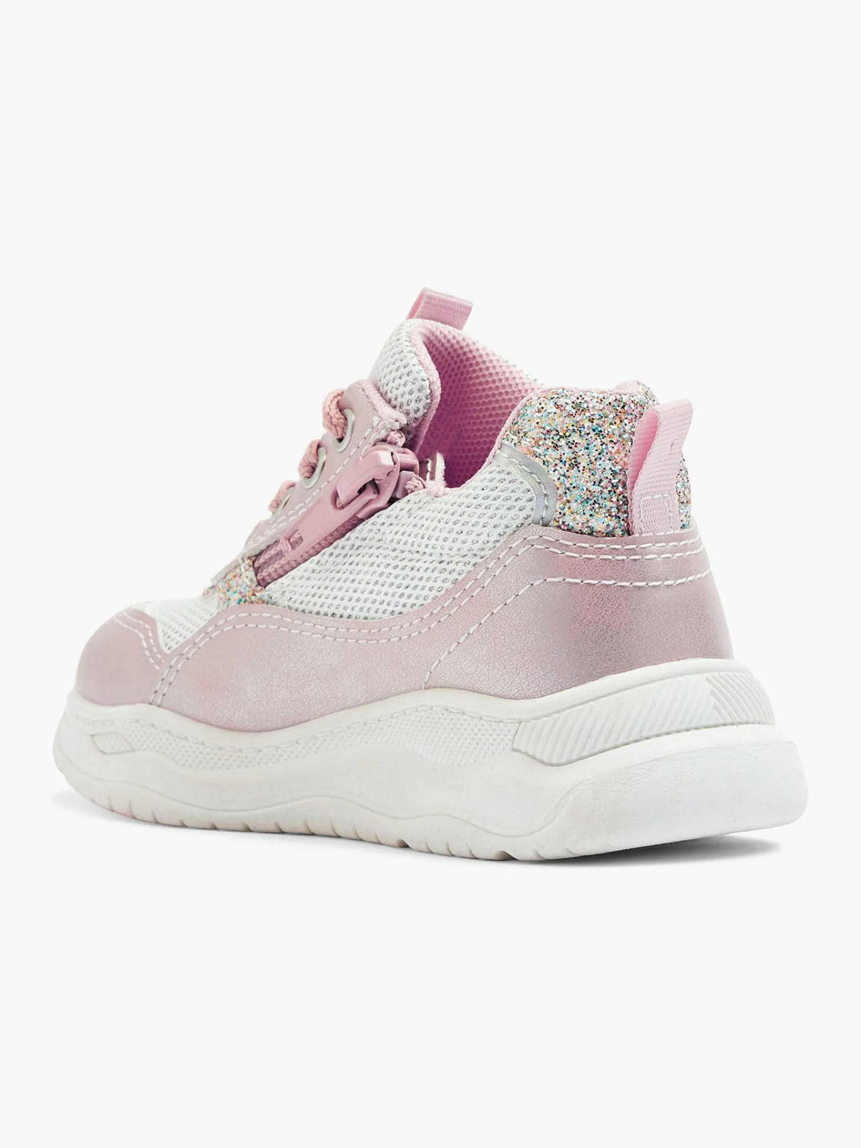Jongensschoenen|Graceland Lichtroze Sneaker Glitters