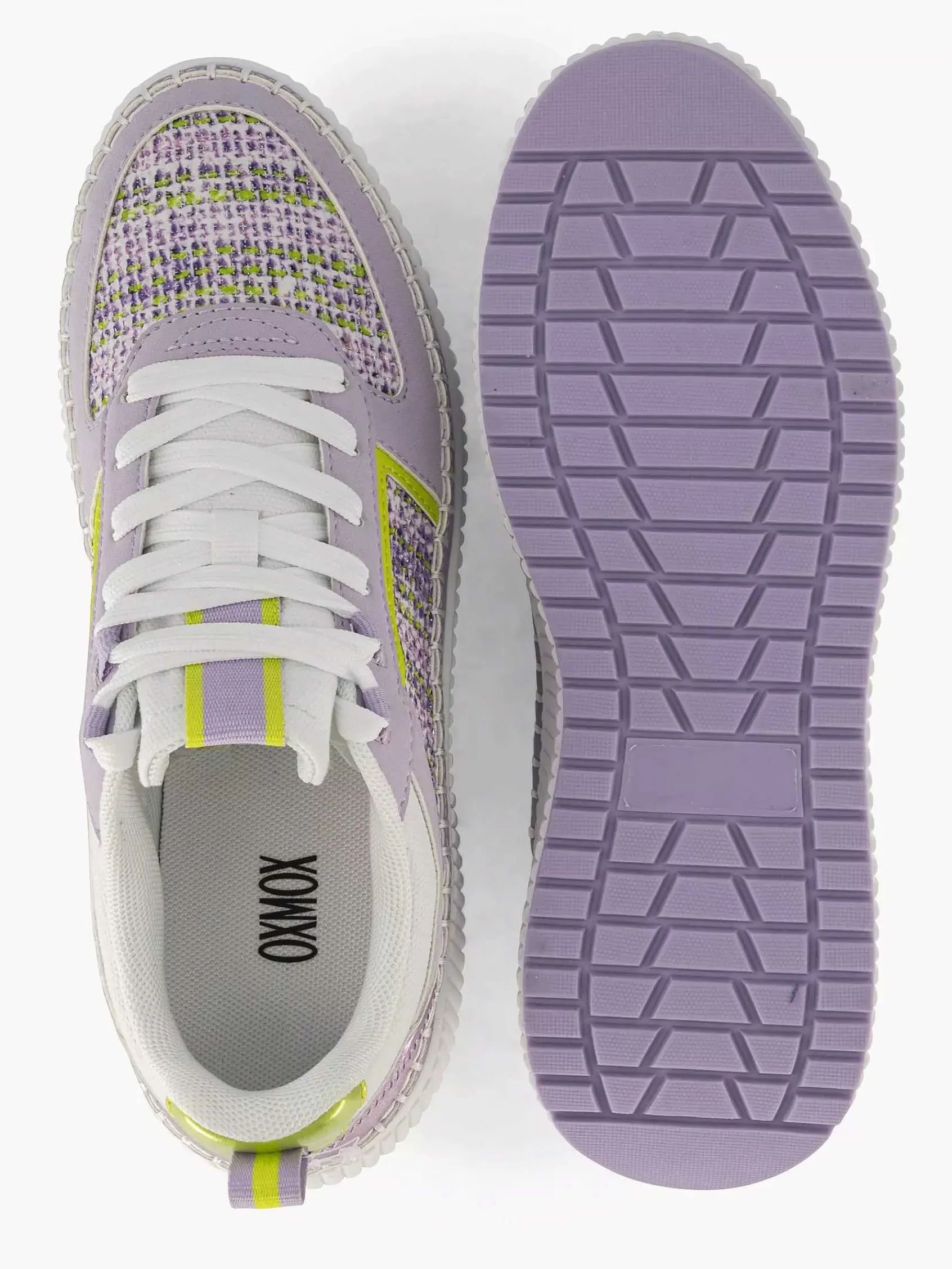 Sneakers|Oxmox Lila Platform Sneaker