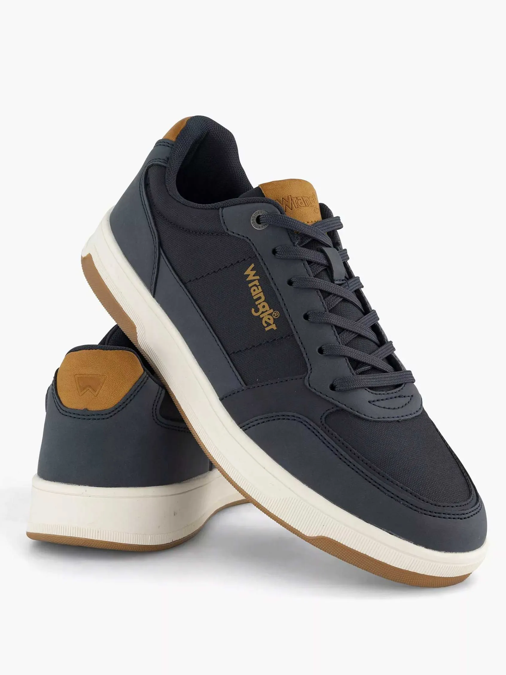 Sneakers|Wrangler Marine Blauwe Sneaker