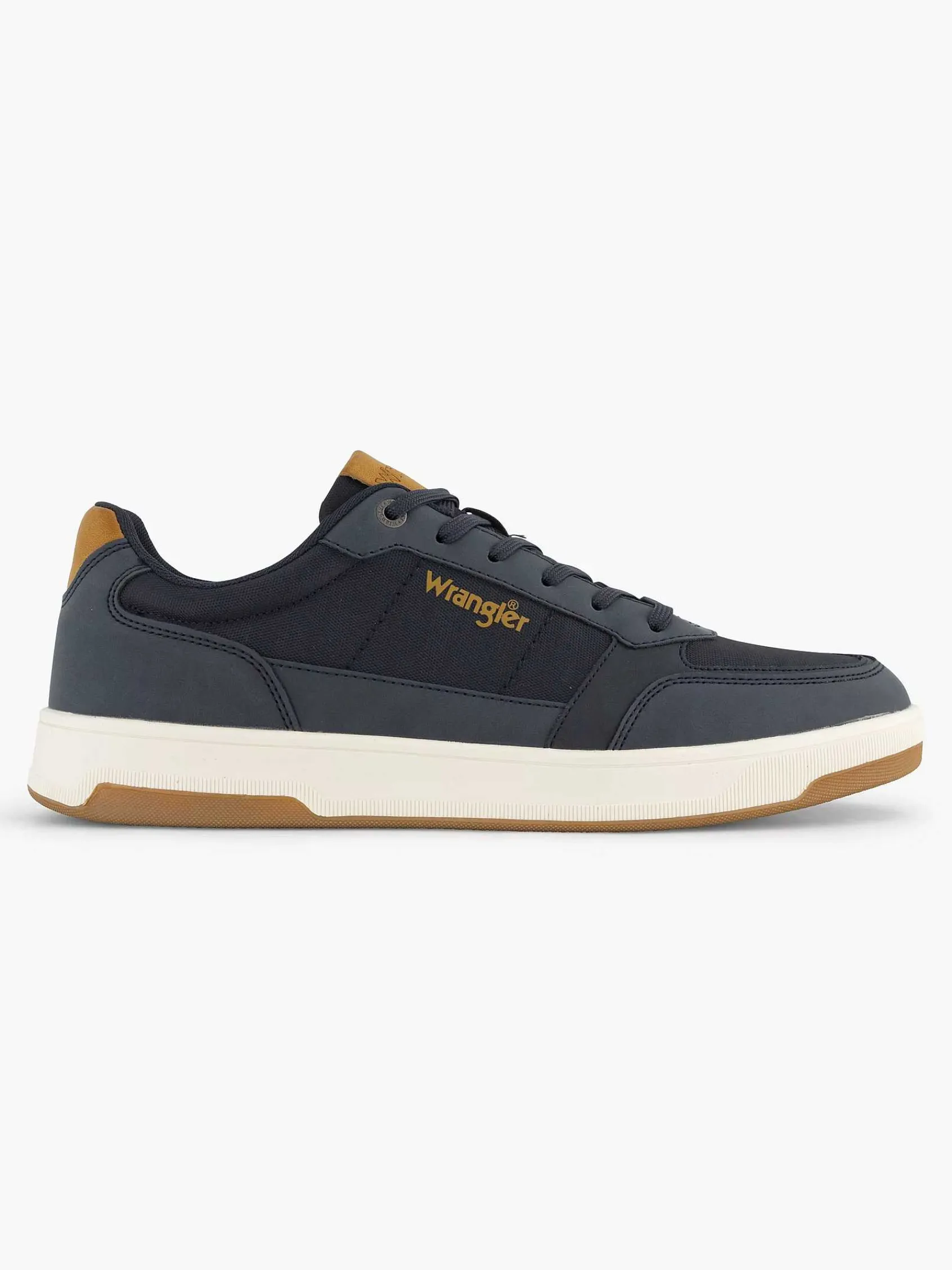 Sneakers|Wrangler Marine Blauwe Sneaker