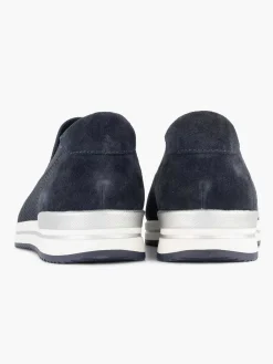 Comfort Schoenen|Medicus Marineblauwe Comfort Instapper