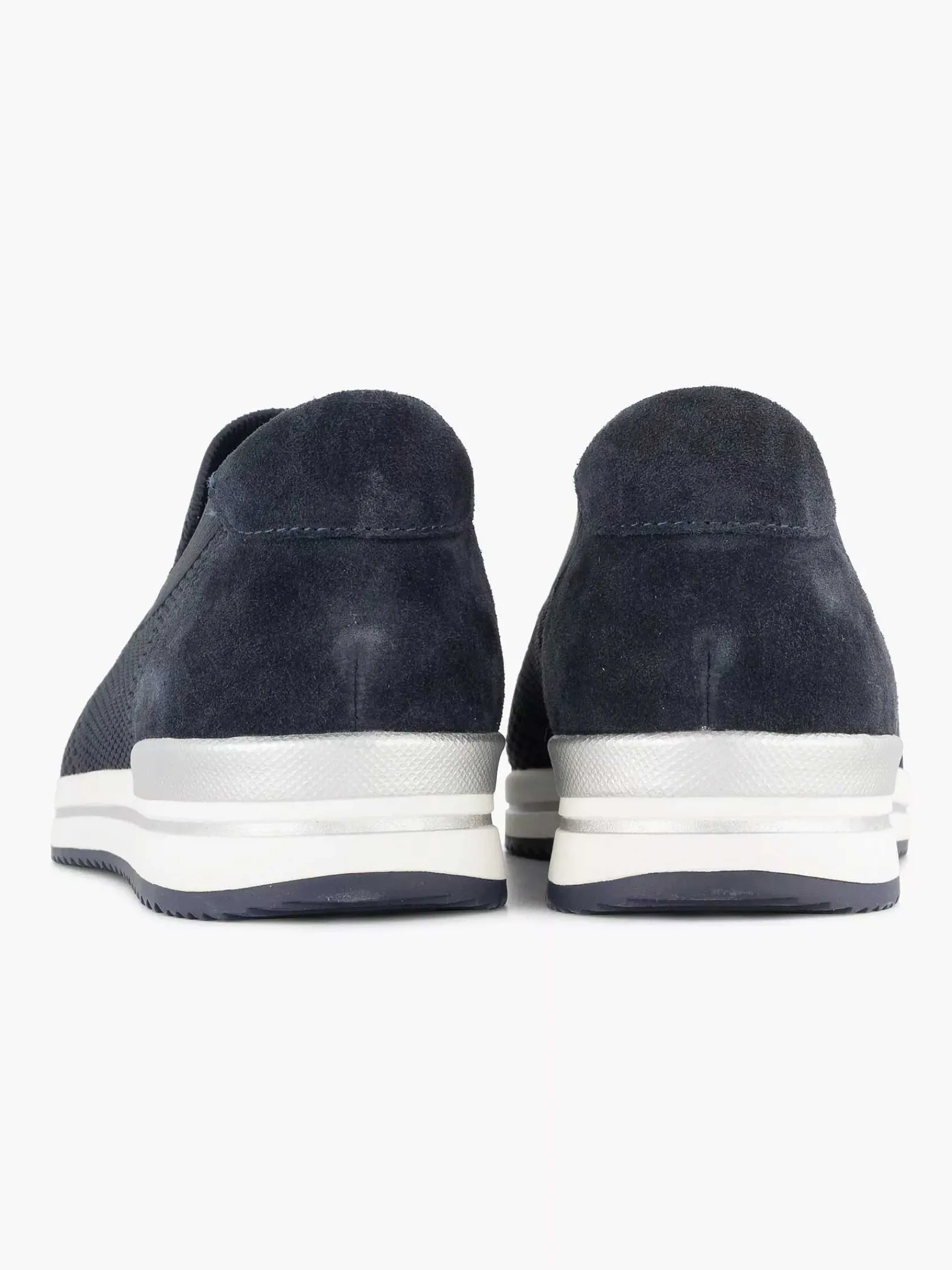Comfort Schoenen|Medicus Marineblauwe Comfort Instapper