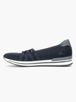 Comfort Schoenen|Medicus Marineblauwe Comfort Instapper