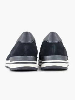 Comfort Schoenen|Medicus Marineblauwe Comfort Instapper