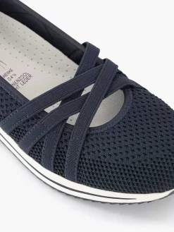 Comfort Schoenen|Medicus Marineblauwe Comfort Instapper
