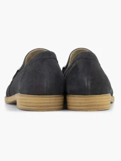 Comfort Schoenen|Medicus Marineblauwe Leren Instapper