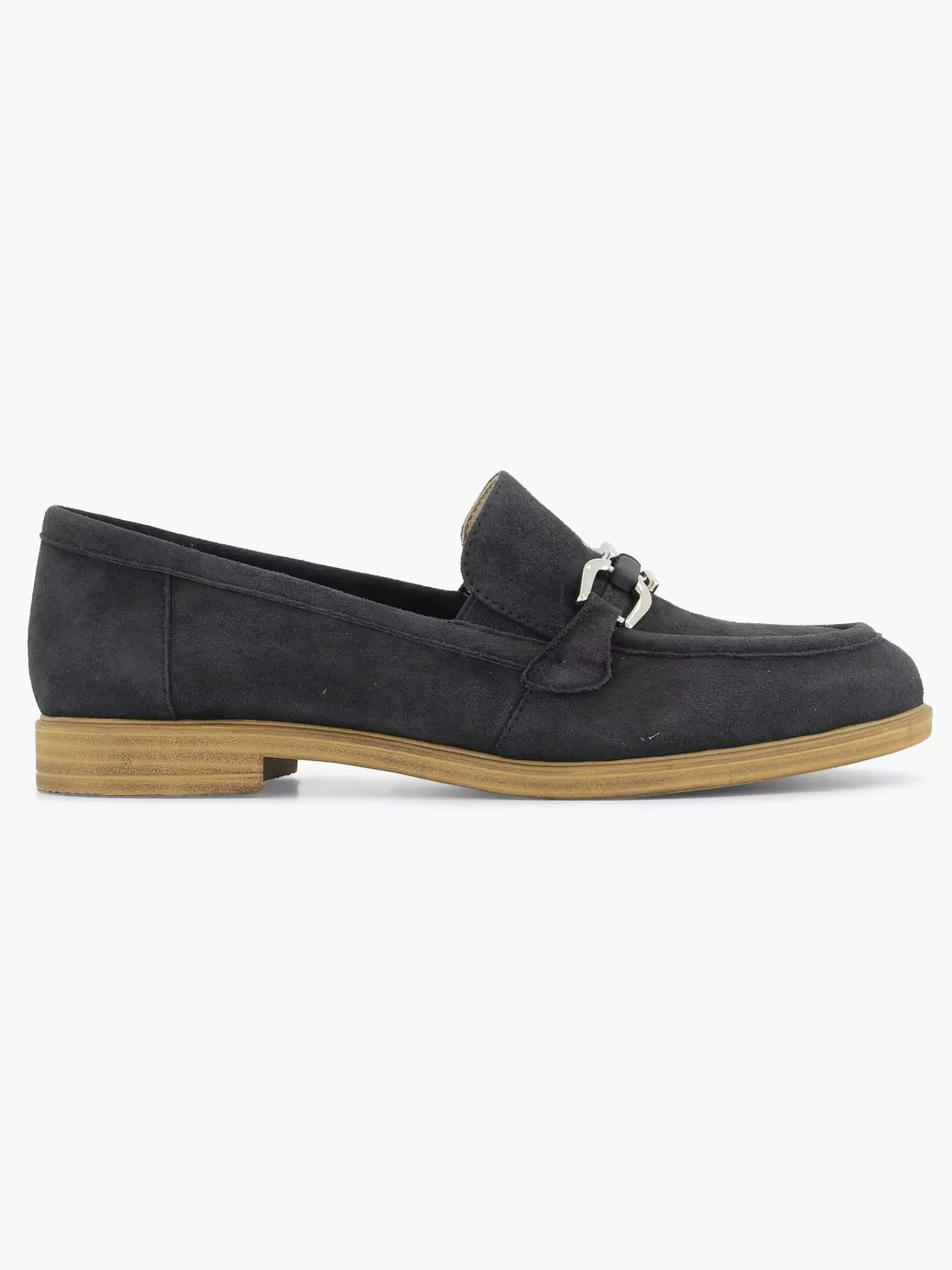 Comfort Schoenen|Medicus Marineblauwe Leren Instapper