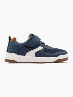 Jongensschoenen|Vty Marineblauwe Velcro Sneaker