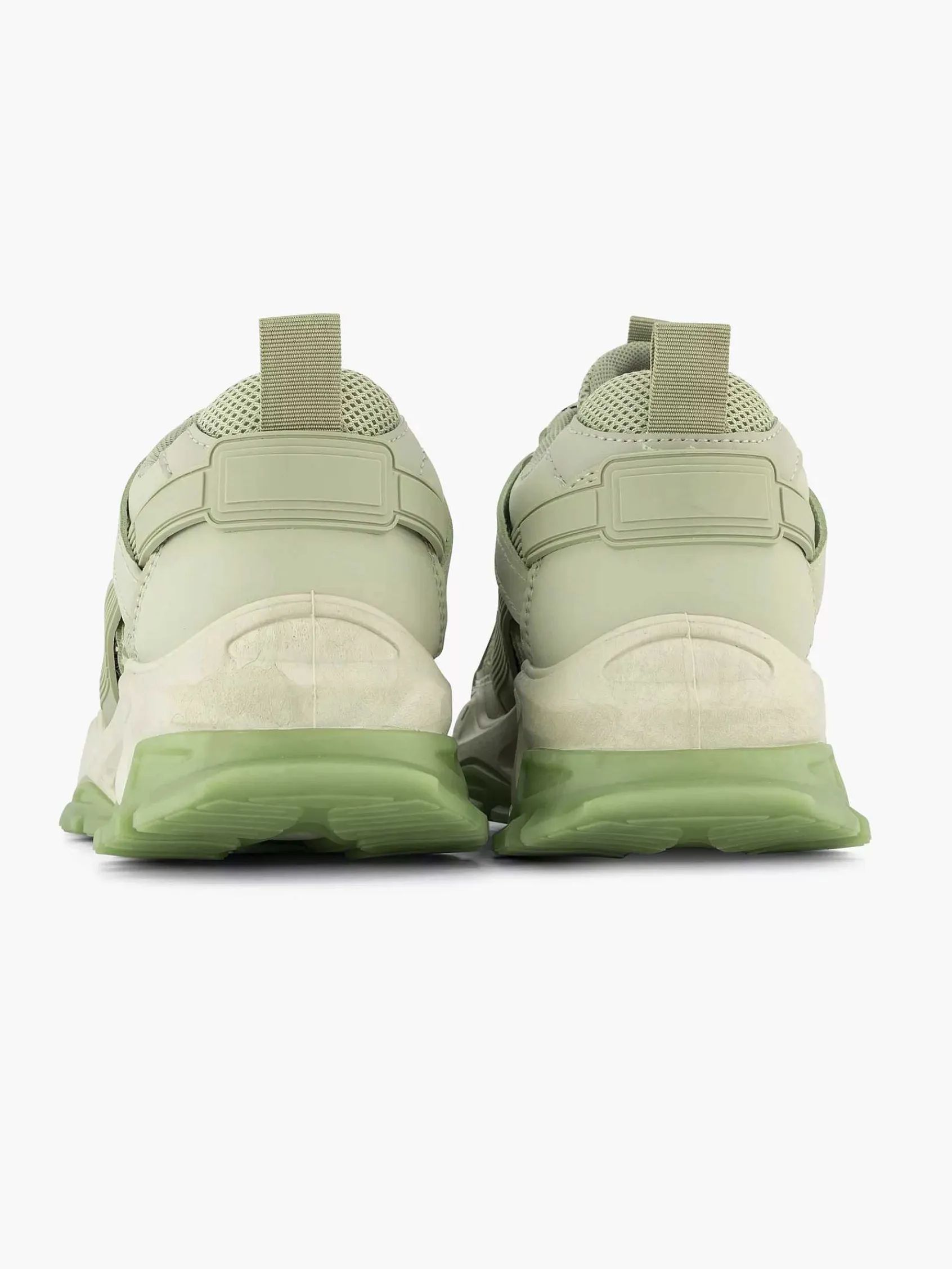 Sneakers|Oxmox Mintgroene Chunky Sneaker