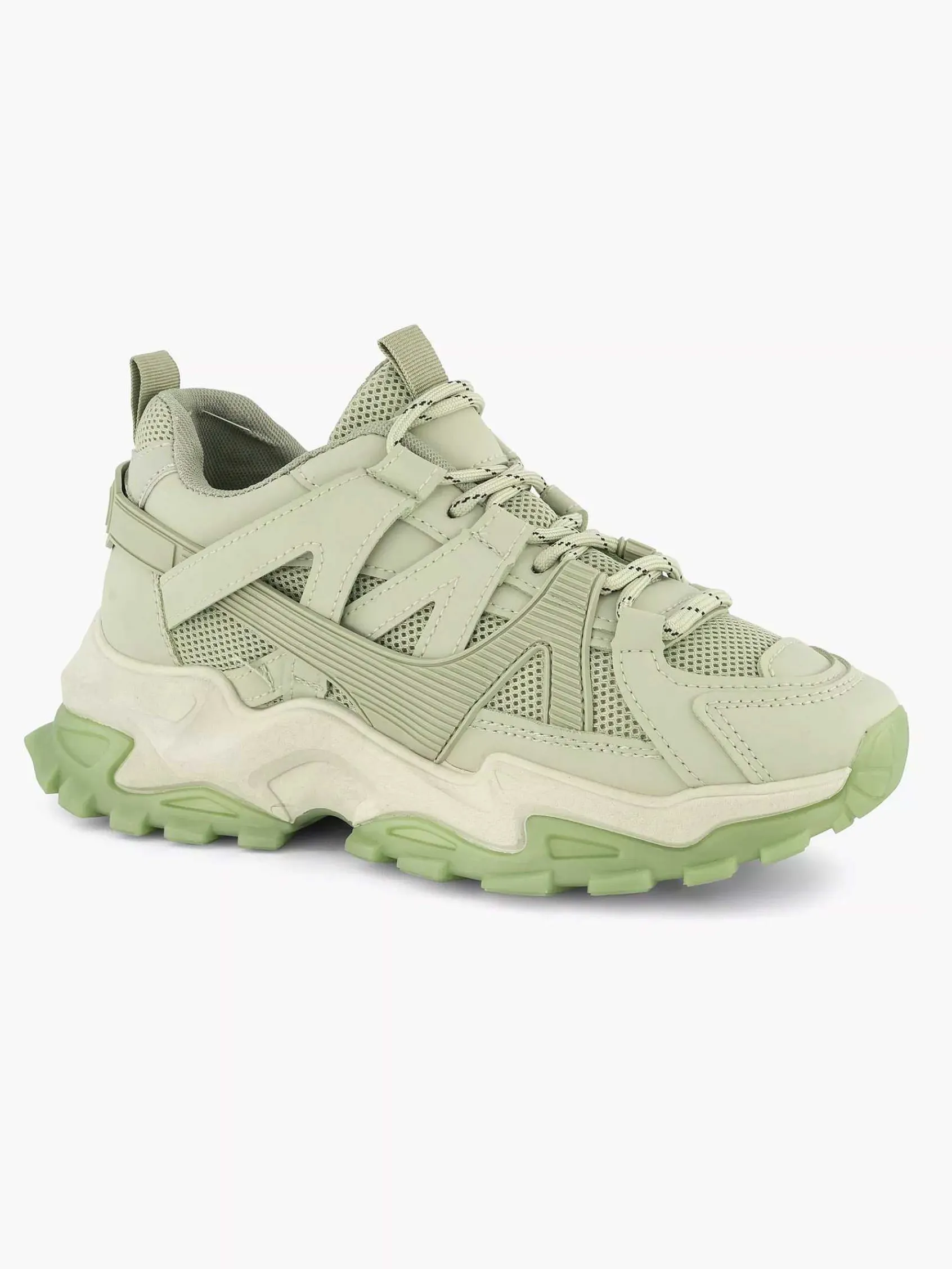 Sneakers|Oxmox Mintgroene Chunky Sneaker